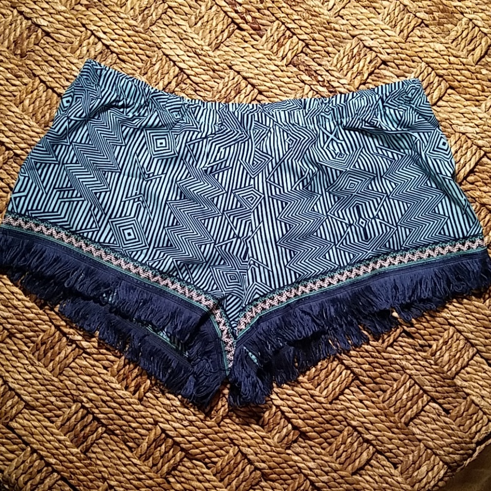 Blue and Turquoise Shorts